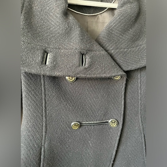 MACKAGE Military Diana Wool-Blend Black Coat Size XS - Picture 3 of 16